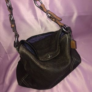 Brown Leather Coach Purse
